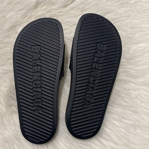 New Balenciaga Paris logo‎ pool slides size 38EU - Picture 6 of 10